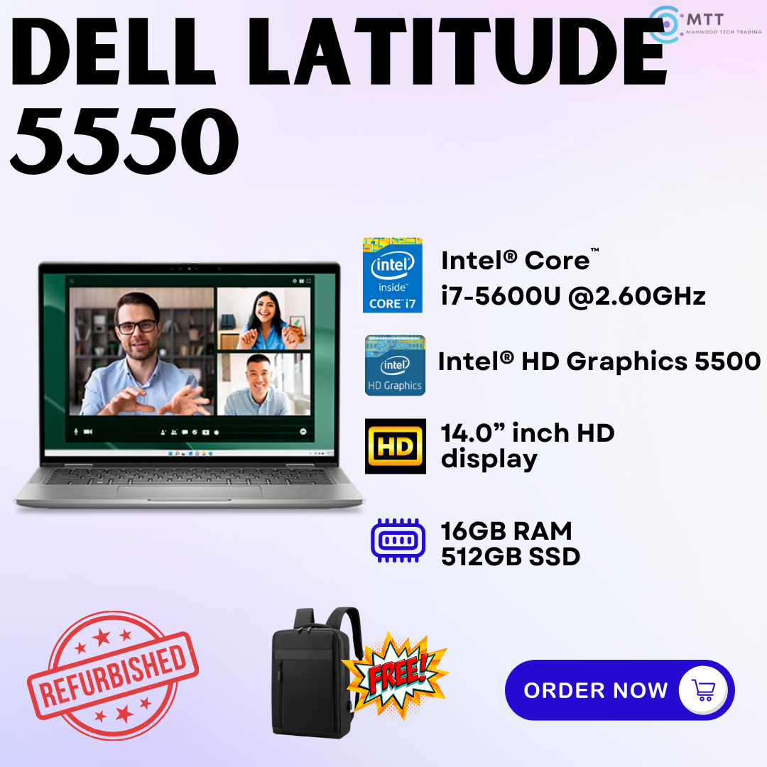 [Refurbished] Dell Latitude 5550, 6410, 6440 16GB RAM 512GB SSD Student Budget Laptop
