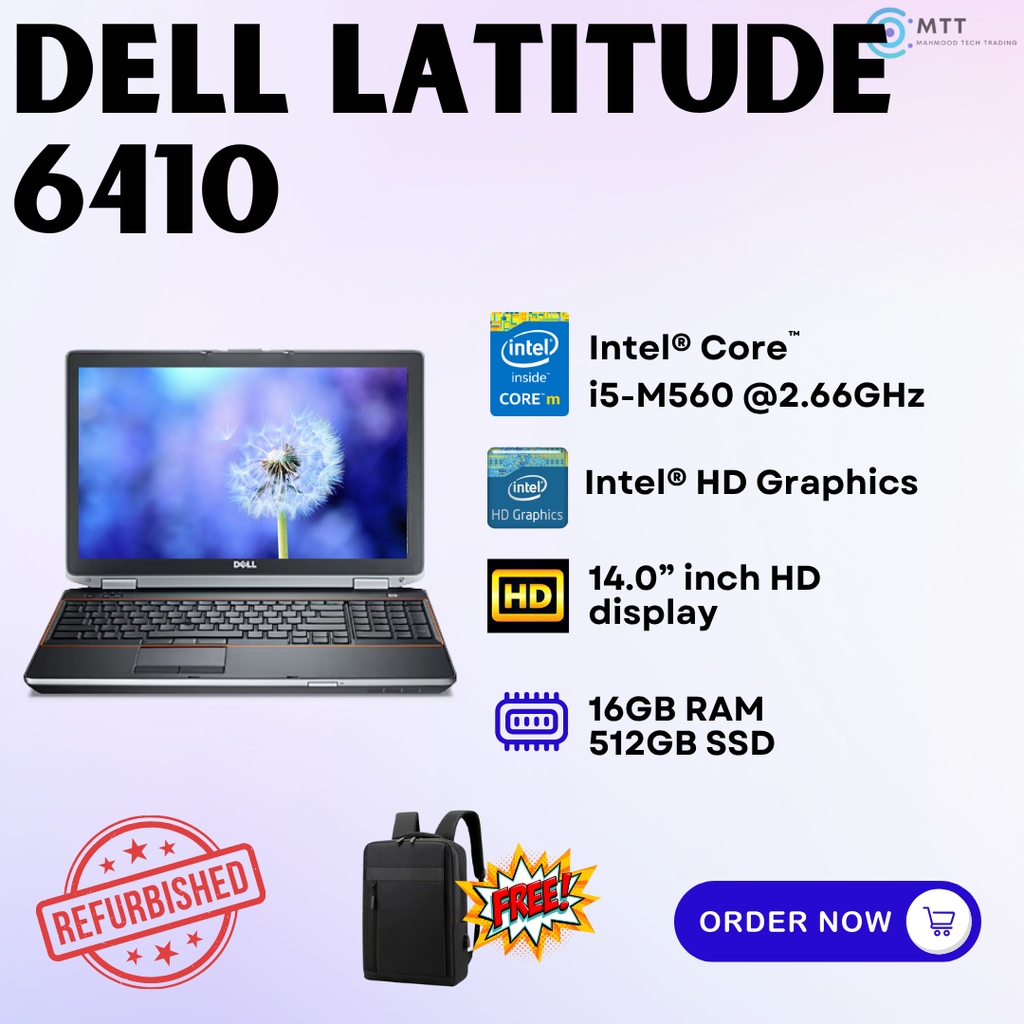[Refurbished] Dell Latitude 5550, 6410, 6440 16GB RAM 512GB SSD Student Budget Laptop