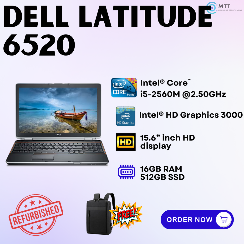 [Refurbished] Dell Latitude 5550, 6410, 6440 16GB RAM 512GB SSD Student Budget Laptop