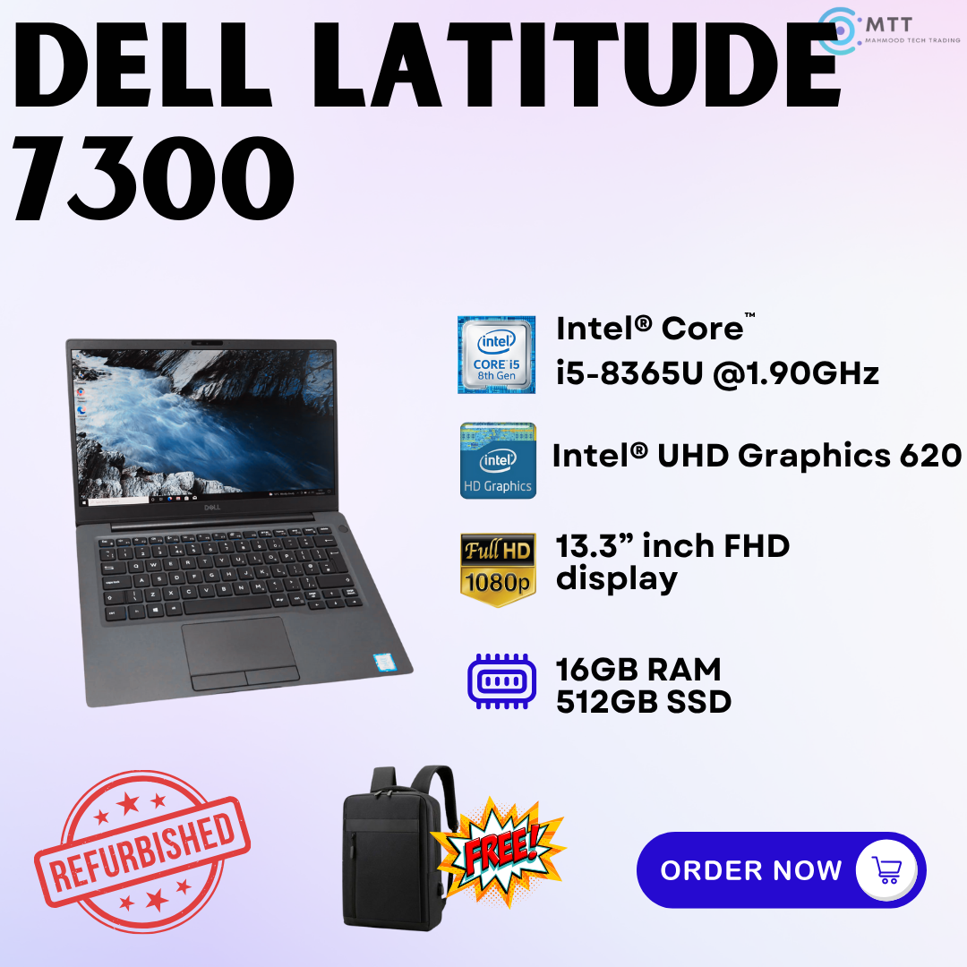 [Refurbished] Dell Latitude 7390, 7300, 7310, 7320 16GB RAM 512GB SSD Laptop