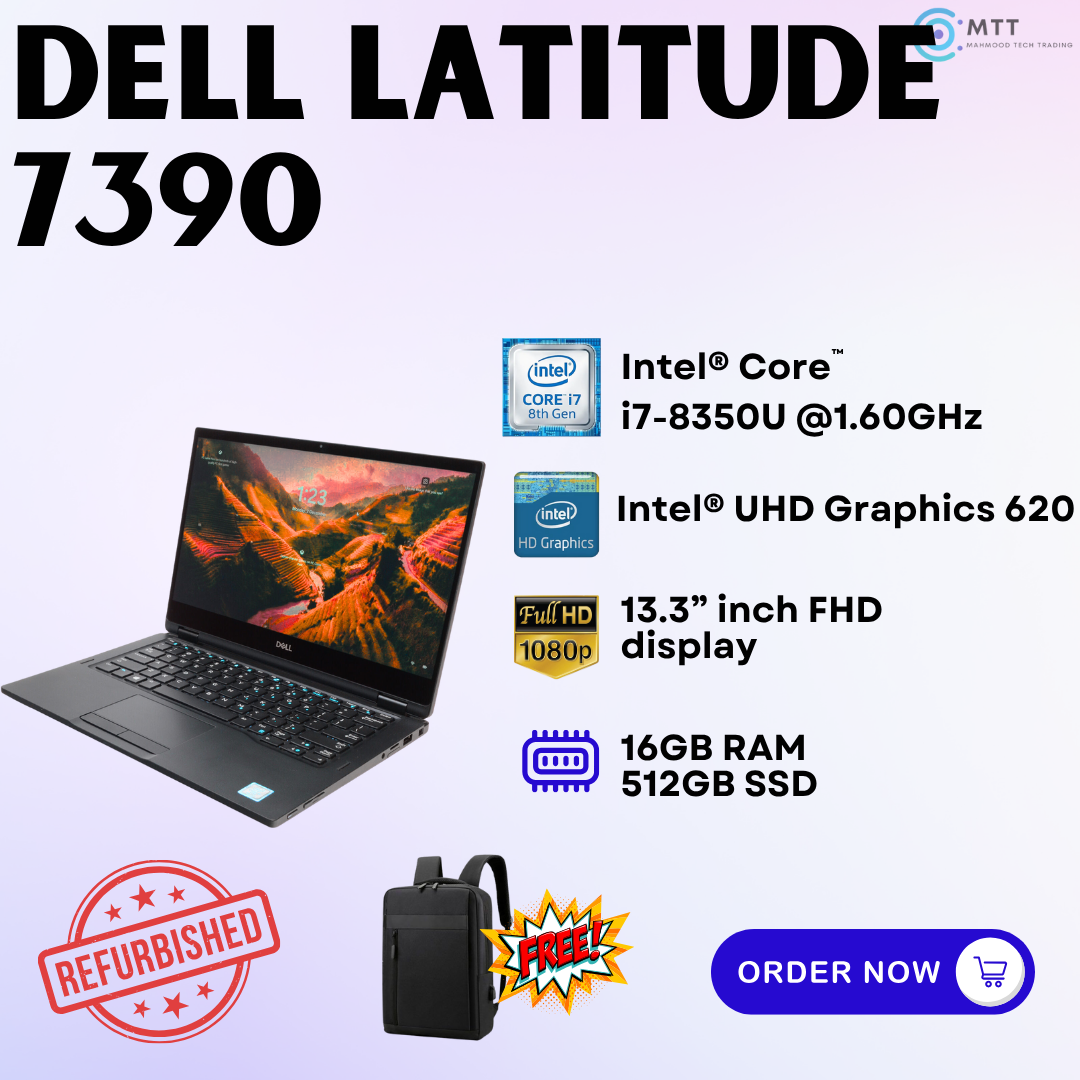 [Refurbished] Dell Latitude 7390, 7300, 7310, 7320 16GB RAM 512GB SSD Laptop