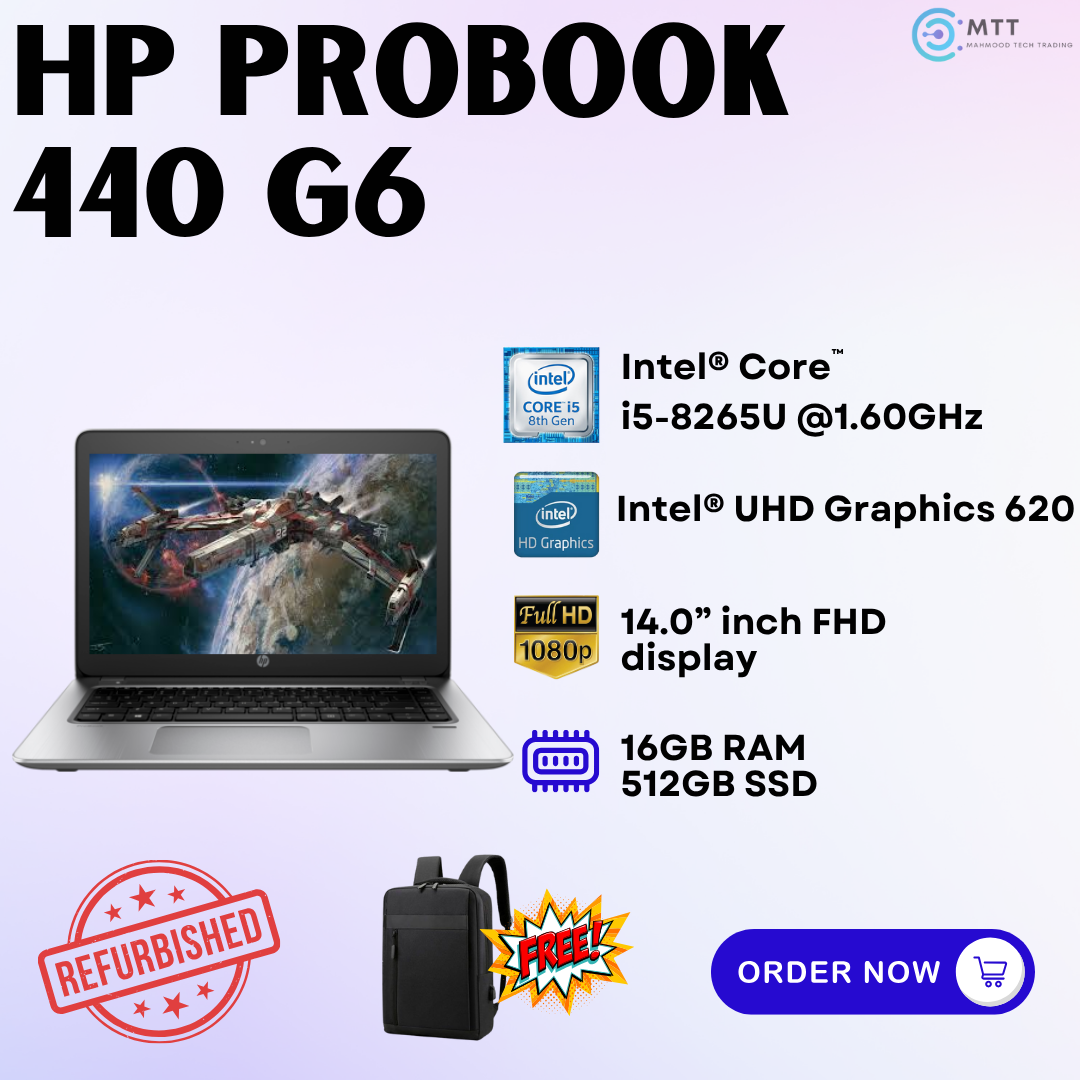 [Refurbished] HP Probook 440 G4/G5/G6, 430 G5 Intel Core i5 Nvidia GeForce 930MX 16GB DDR4 RAM 512 M.2 NVMe SSD Gaming Laptop