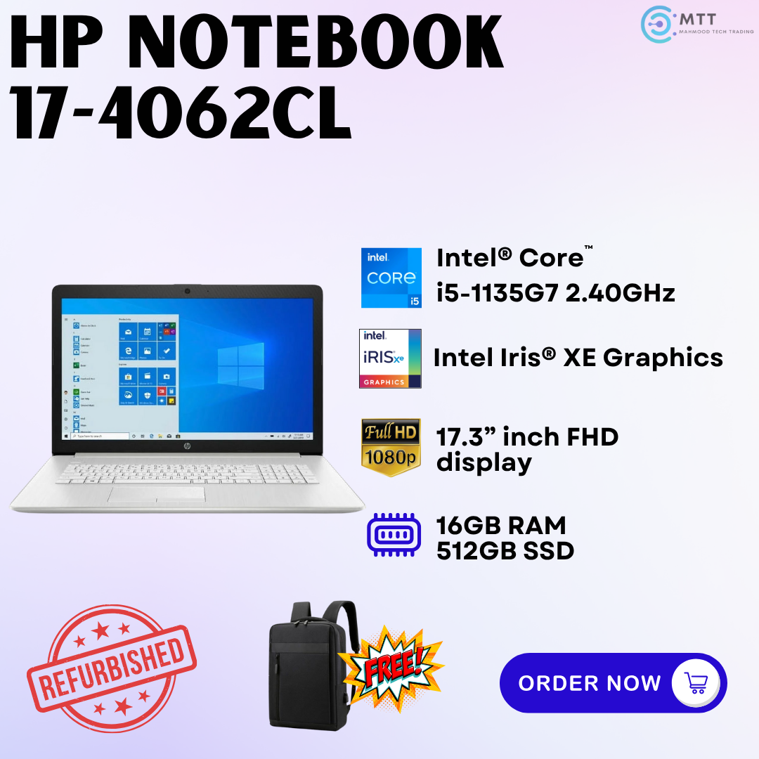 [Refurbished] HP Pavilion 14-BF105TX Nvidia, 14-DW0013DX, Notebook 15-DY1020NR, 17-4062CL Intel Core i5 16GB DDR4 RAM 512GB M.2 NVMe SSD Laptop