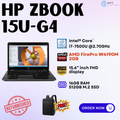 [Refurbished] HP Zbook 15V-G5 i7 8th Nvidia Quadro P600 4GBDDR5, 15U-G4 i7 7th Generation AMD FirePro W4190M (2GB GDDR5) 32GB DDR4 RAM 512GB M.2