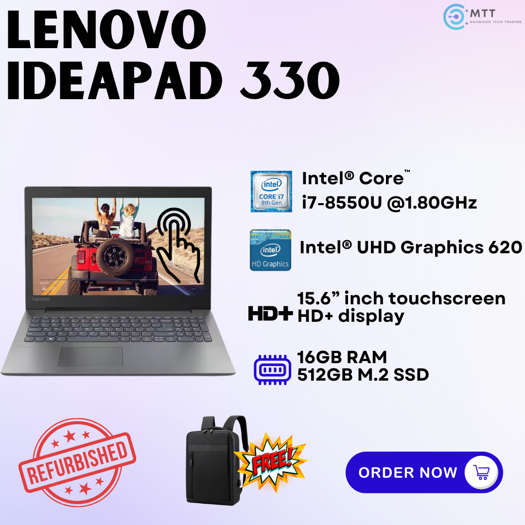 [Refurbished] Lenovo Ideapad Flex 6, 330 AMD Radeon (2 in 1) Touchscreen 16GB RAM 512GB SSD Laptop